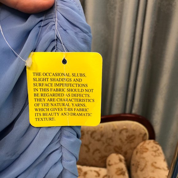 Dessy 1-Shoulder Grecian Bridesmaid Chiffon Dress - Picture 4 of 11